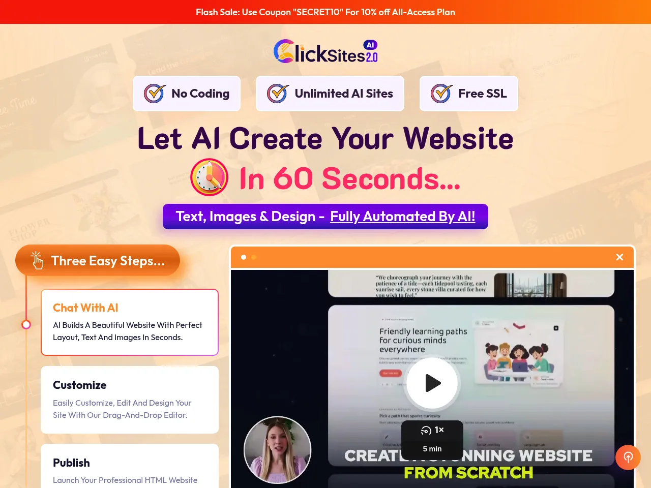 Build professional, high-converting websites in seconds with Clicksites.ai. The ultimate AI-powered web builder for entrepreneurs and scaling businesses.