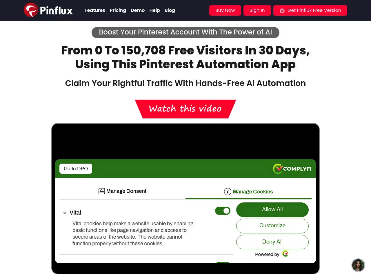 Pinflux